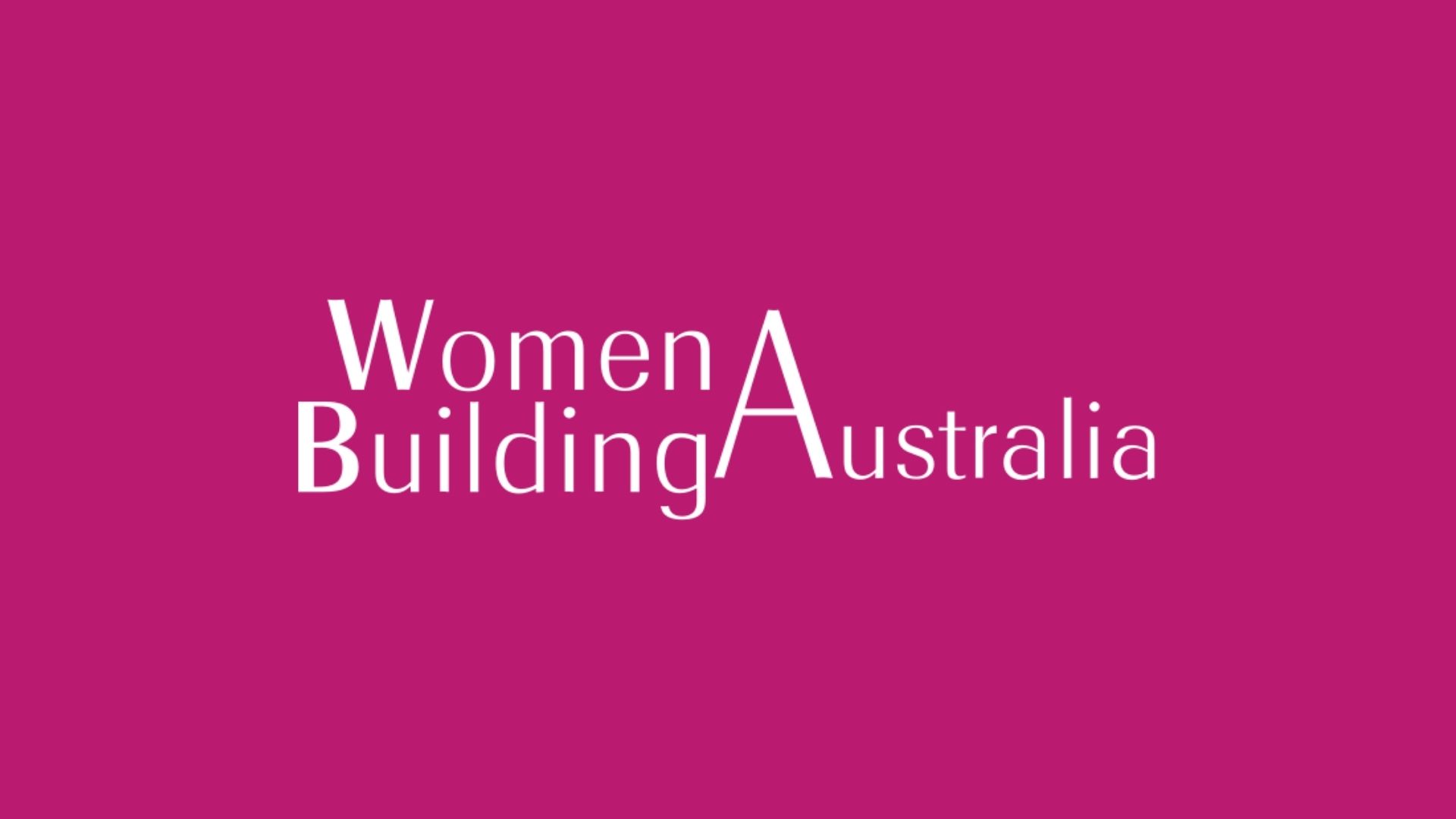 The Women Building Australia Program Master Builders ACT