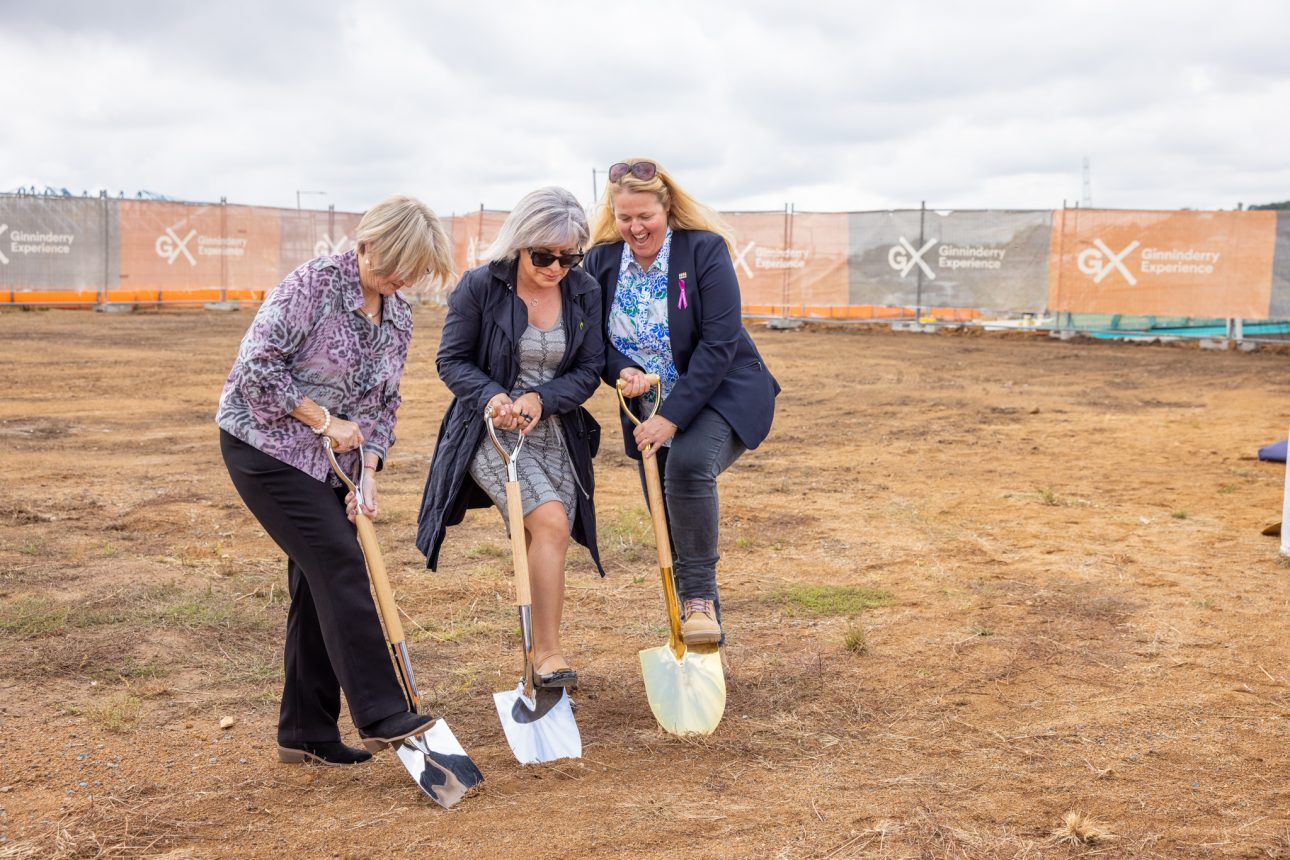 The sod has officially been turned on the Charity House