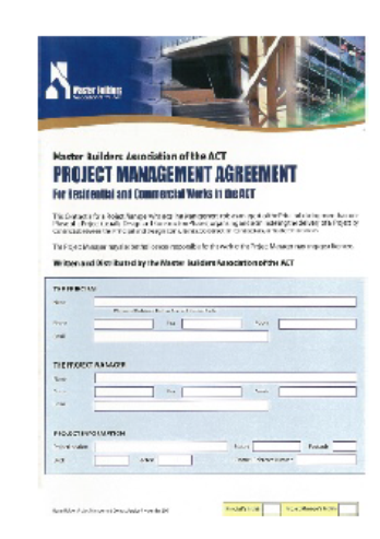 Contracts – Master Builders ACT